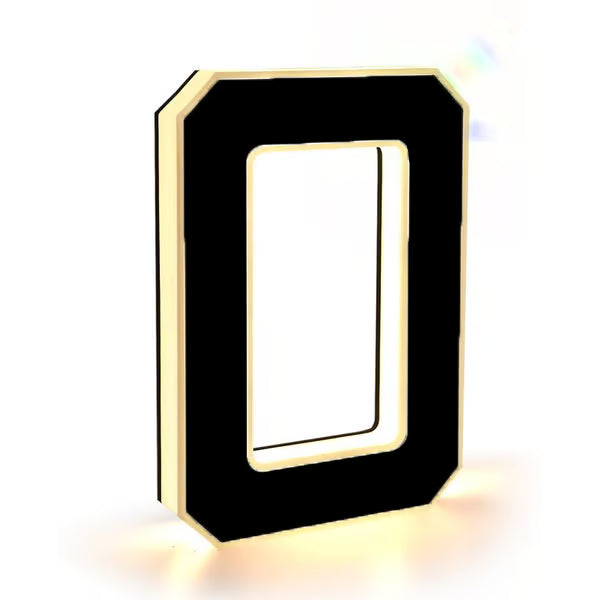 GlowMark™ LED Lighted House Numbers — Modern Outdoor Address Sign