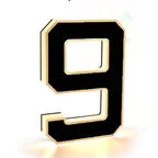 GlowMark™ LED Lighted House Numbers — Modern Outdoor Address Sign