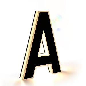 GlowMark™ LED Lighted House Numbers — Modern Outdoor Address Sign