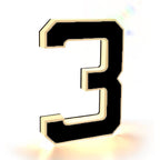 GlowMark™ LED Lighted House Numbers — Modern Outdoor Address Sign