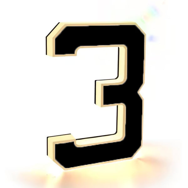 GlowMark™ LED Lighted House Numbers — Modern Outdoor Address Sign