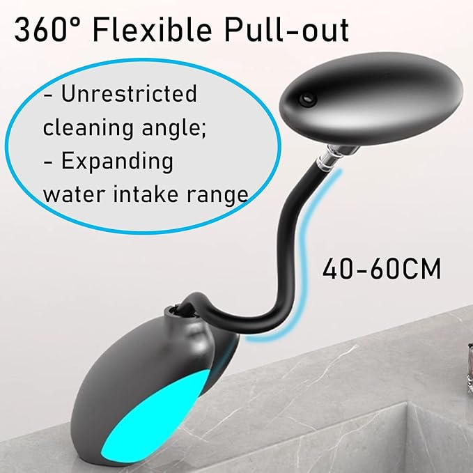 FlowLux™ LED Waterfall Pull-Out Bathroom Faucet