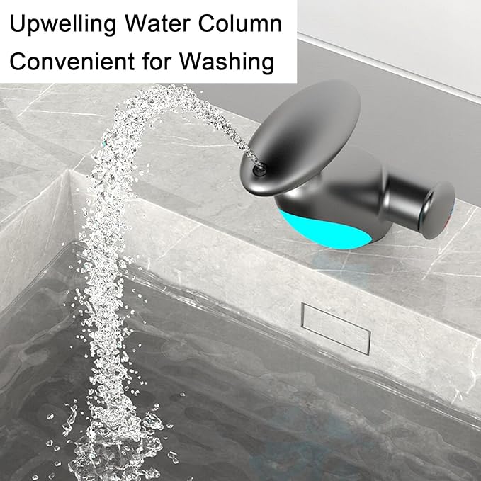 FlowLux™ LED Waterfall Pull-Out Bathroom Faucet