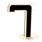 GlowMark™ LED Lighted House Numbers — Modern Outdoor Address Sign