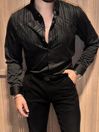 Electrify Jacquard Shirt – Black