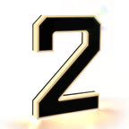 GlowMark™ LED Lighted House Numbers — Modern Outdoor Address Sign