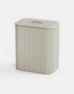 LuxeHaven 90L Bamboo Easy-Empty Dual Tote Laundry Hamper