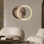 Zenith Moon: LED Floating Wall Art