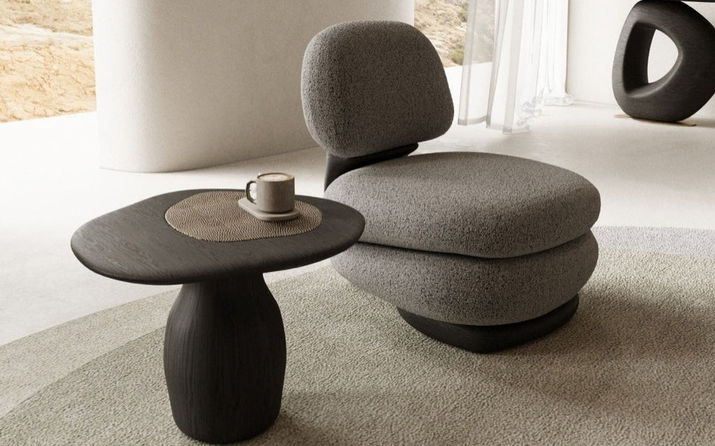 The Luna Sculptural Lounge Chair