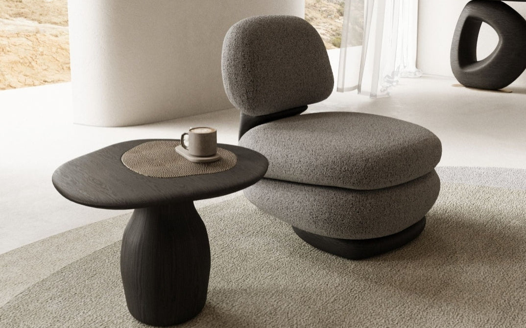 The Luna Sculptural Lounge Chair