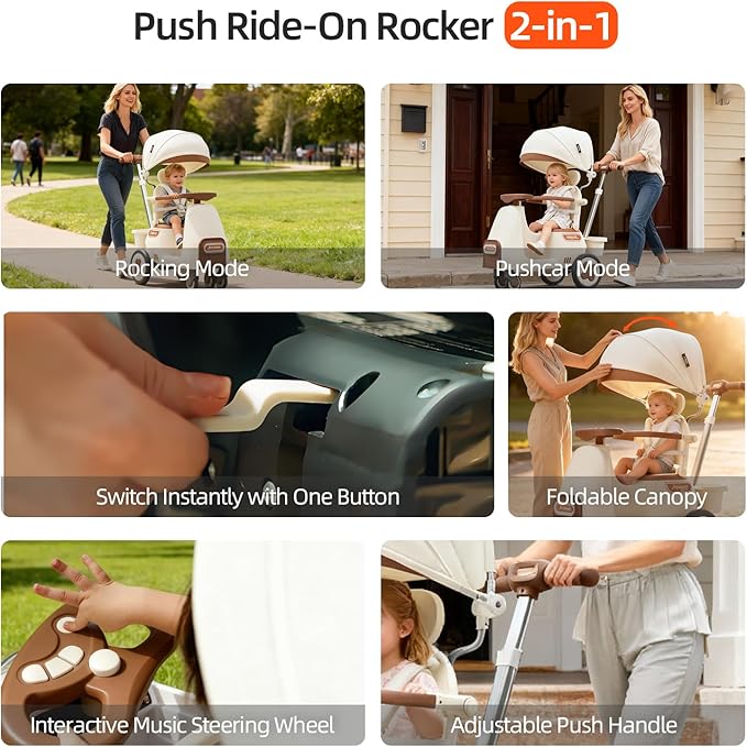 The CloudRider: Soft-Glide Toddler Stroller
