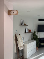 Linear Time: Scandi-Style Cantilevered Wall Clock