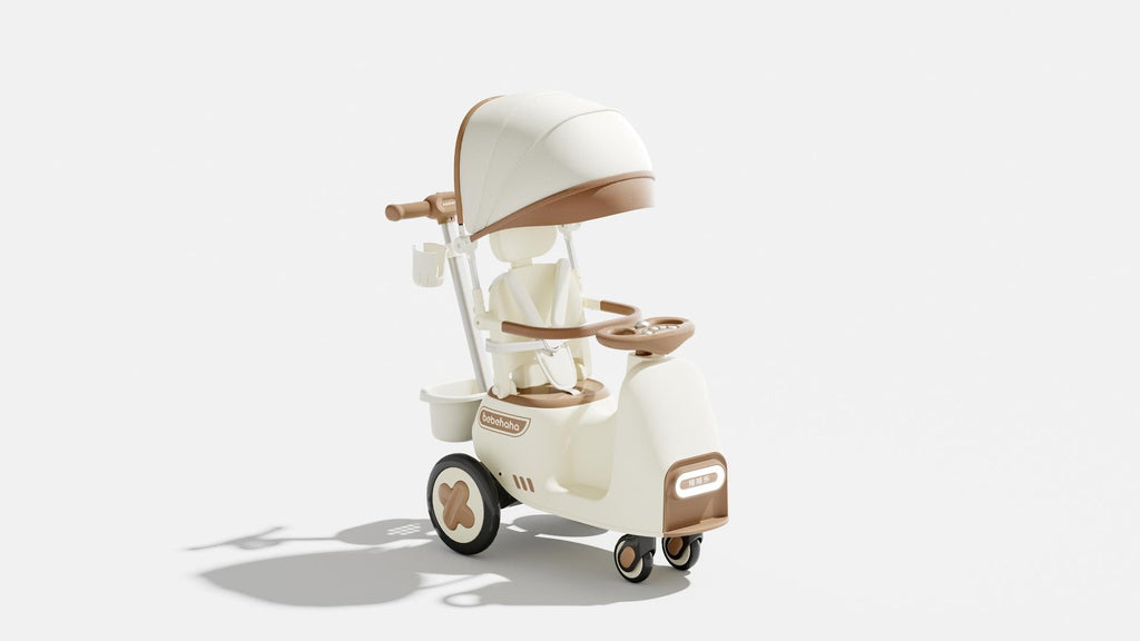 The CloudRider: Soft-Glide Toddler Stroller