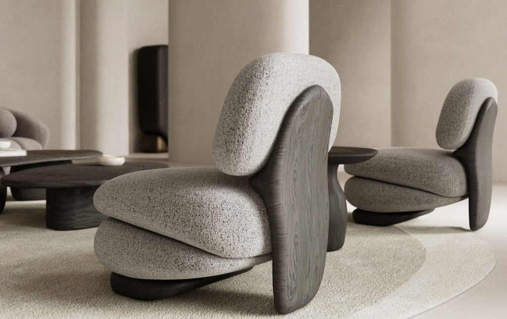The Luna Sculptural Lounge Chair