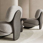 The Luna Sculptural Lounge Chair