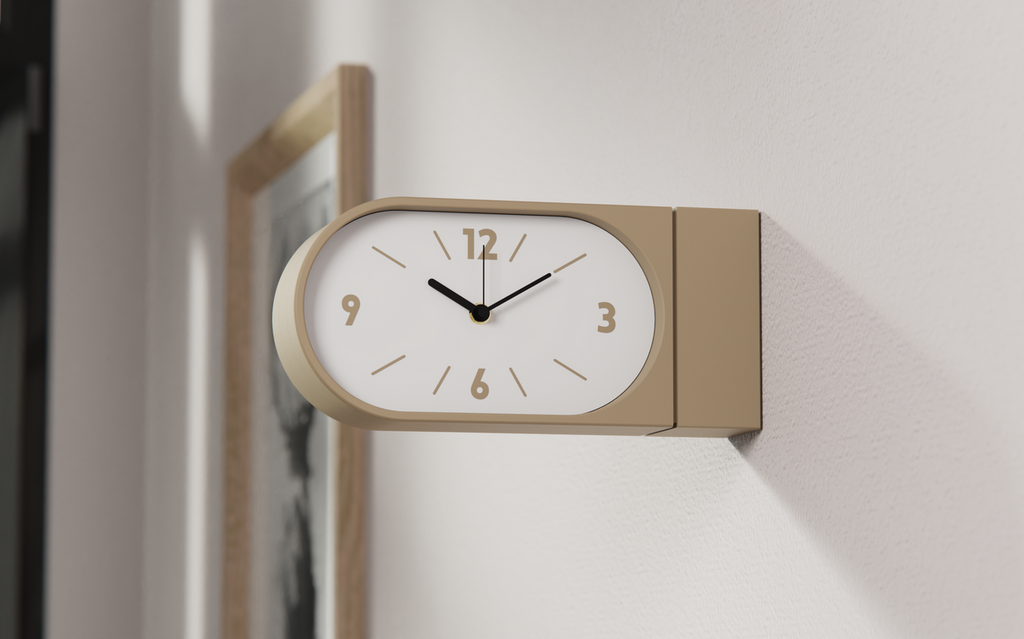 Linear Time: Scandi-Style Cantilevered Wall Clock