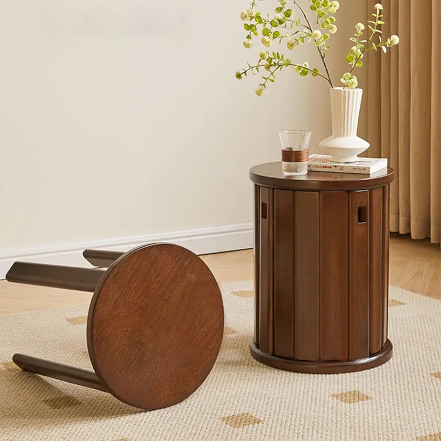 The Pentastack: 5-in-1 Space-Saving Nesting Stool Set