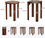 The Pentastack: 5-in-1 Space-Saving Nesting Stool Set