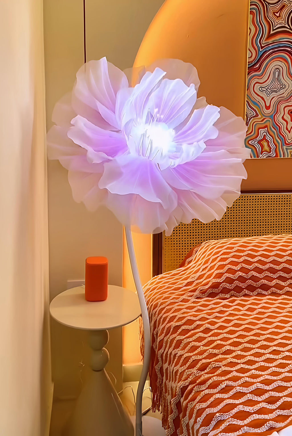 PeonyGlow™ Floral LED Floor Lamp