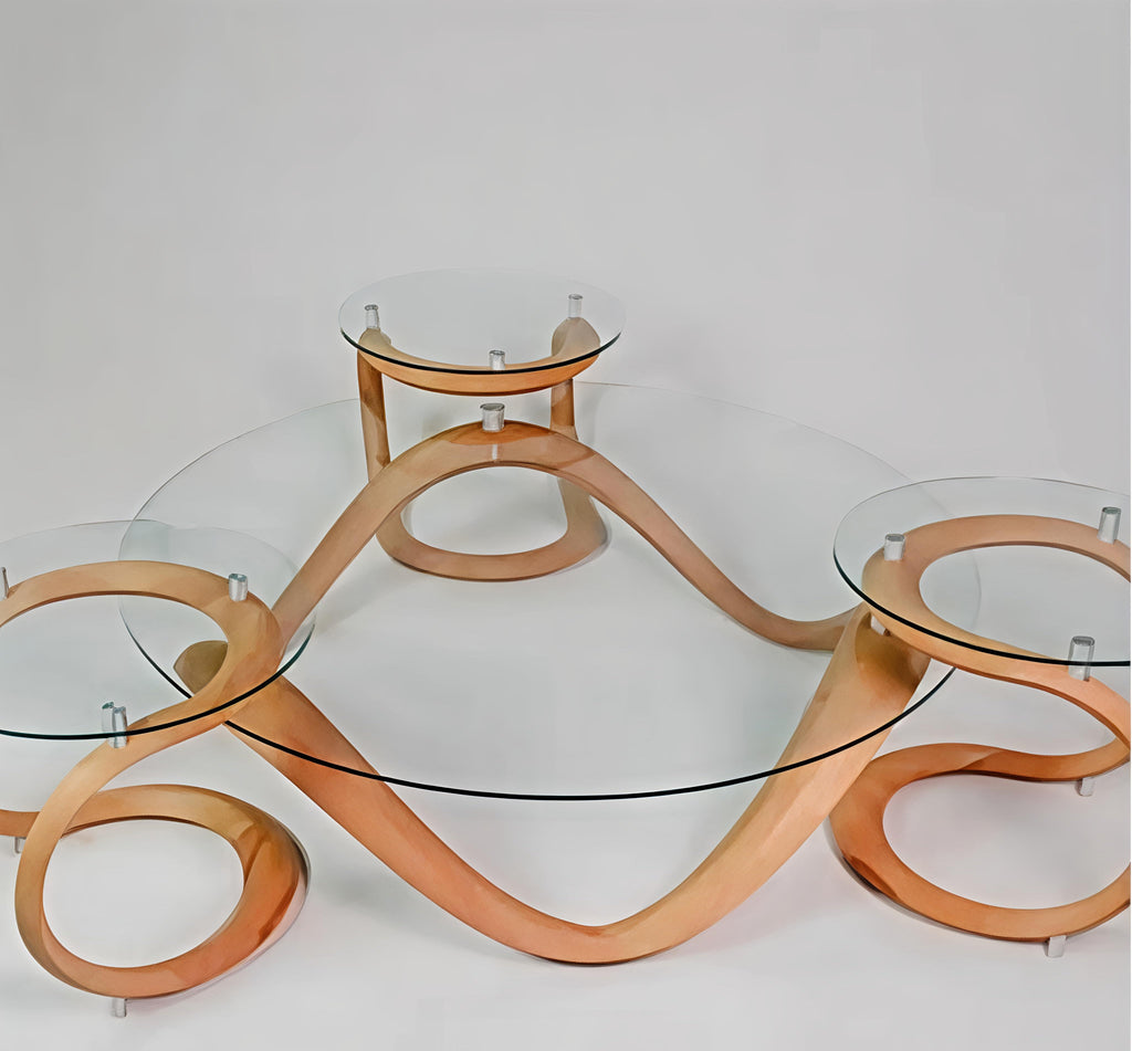 Infinite Loop Glass Table