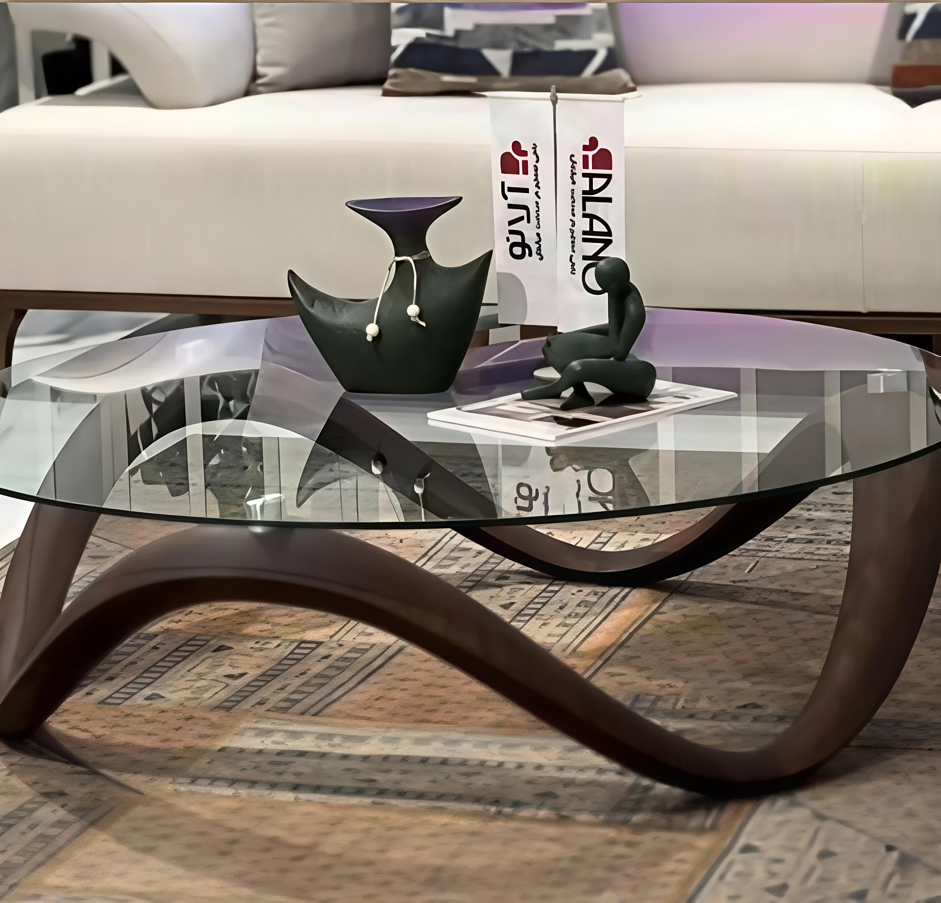 Infinite Loop Glass Table