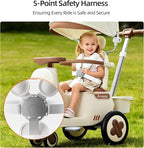 The CloudRider: Soft-Glide Toddler Stroller