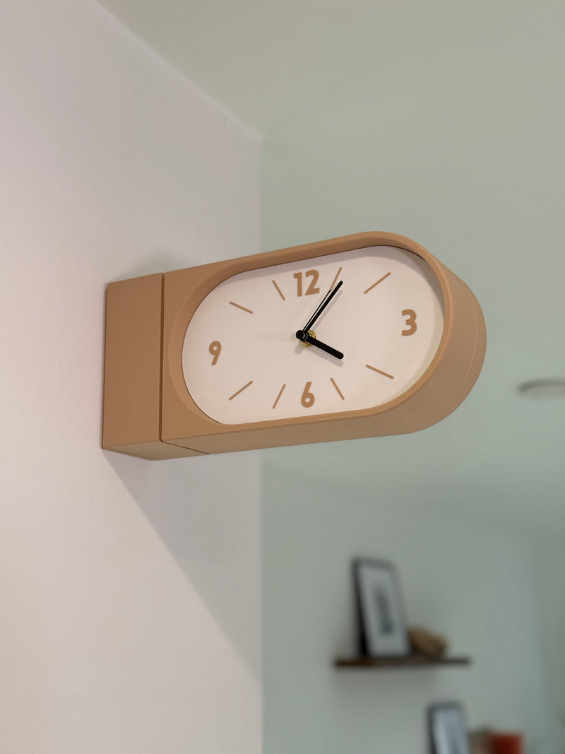 Linear Time: Scandi-Style Cantilevered Wall Clock