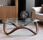 Infinite Loop Glass Table