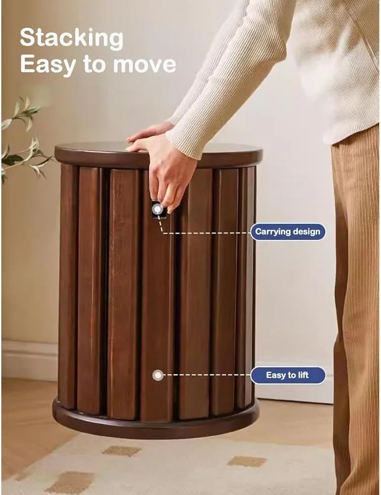 The Pentastack: 5-in-1 Space-Saving Nesting Stool Set