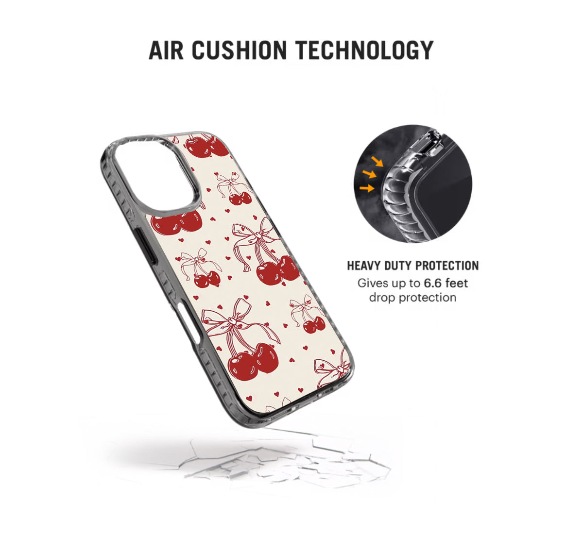 Cherry Bow Pattern 2 Stride 2.0 Phone Case Cover