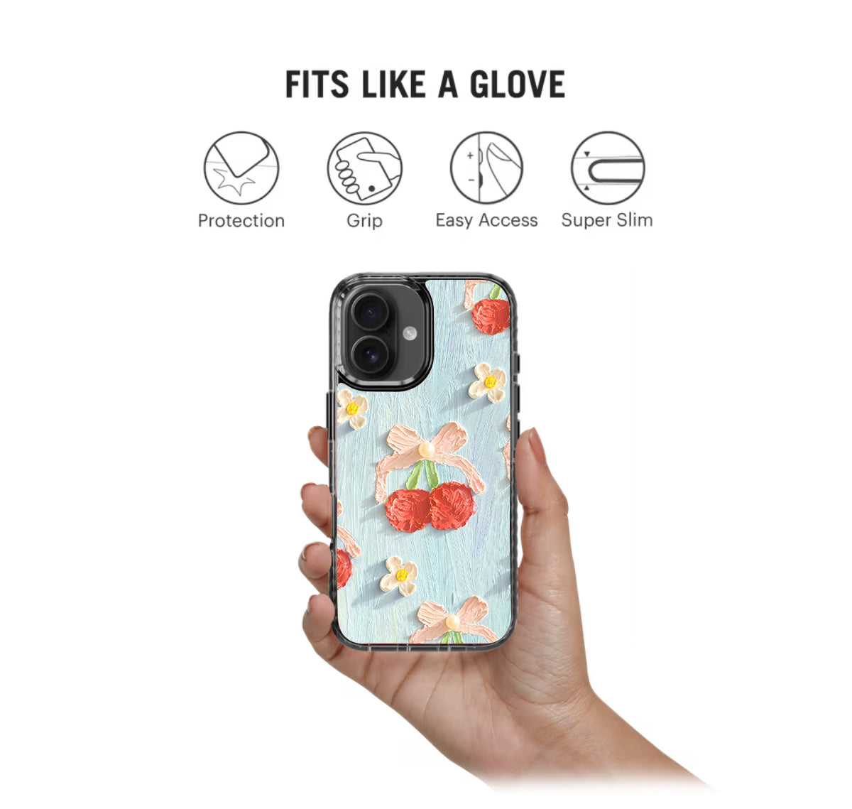 Cherry Bow Artwork Stride 2.0 Phone Case Cover